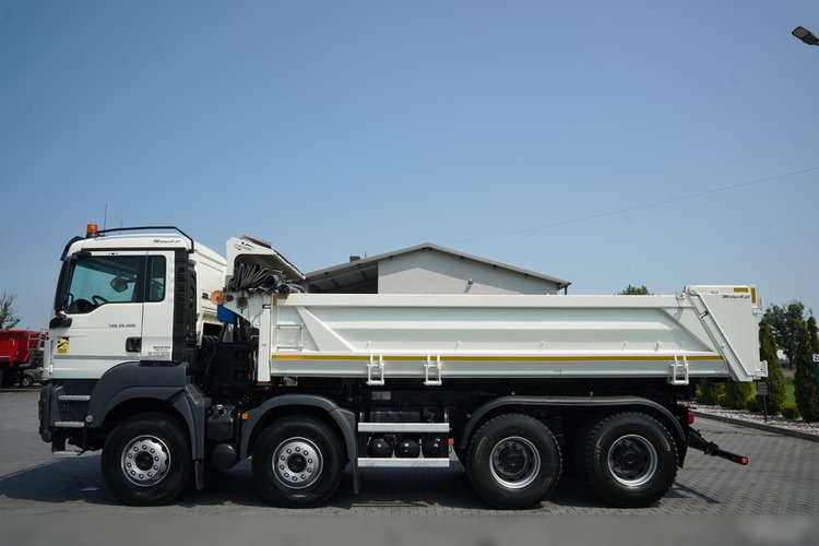 MAN TGS 35.500 / 8X4 / WYWROTKA 2 STR / HYDROKLAPA / HYDROBURTA  BORDMATIC / PLANDEKA ELEKTRYCZNA /  AUTOMAT / EURO 6 zdjęcie 17