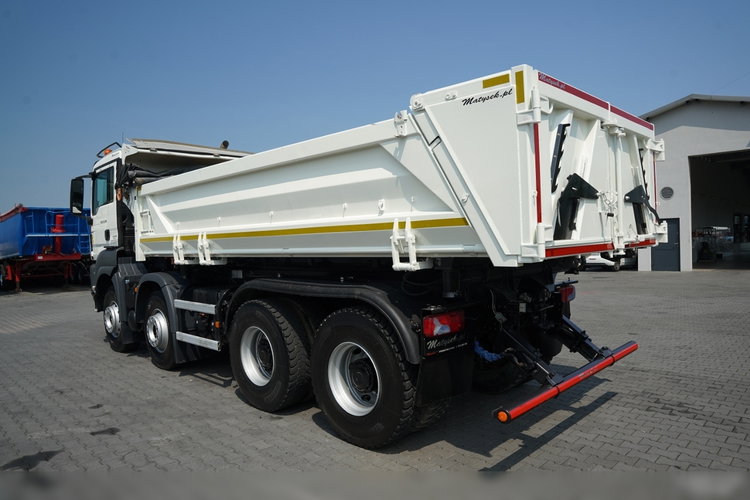 MAN TGS 35.500 / 8X4 / WYWROTKA 2 STR / HYDROKLAPA / HYDROBURTA  BORDMATIC / PLANDEKA ELEKTRYCZNA /  AUTOMAT / EURO 6 zdjęcie 18