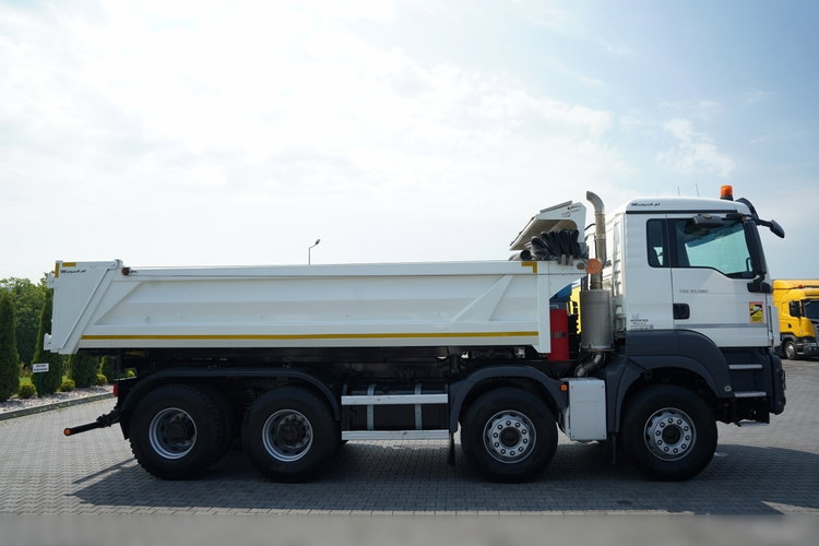 MAN TGS 35.500 / 8X4 / WYWROTKA 2 STR / HYDROKLAPA / HYDROBURTA  BORDMATIC / PLANDEKA ELEKTRYCZNA /  AUTOMAT / EURO 6 zdjęcie 21