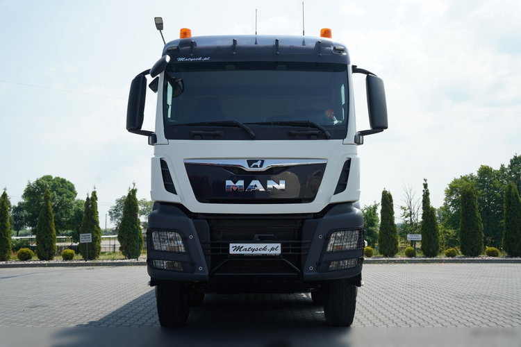 MAN TGS 35.500 / 8X4 / WYWROTKA 2 STR / HYDROKLAPA / HYDROBURTA  BORDMATIC / PLANDEKA ELEKTRYCZNA /  AUTOMAT / EURO 6 zdjęcie 24