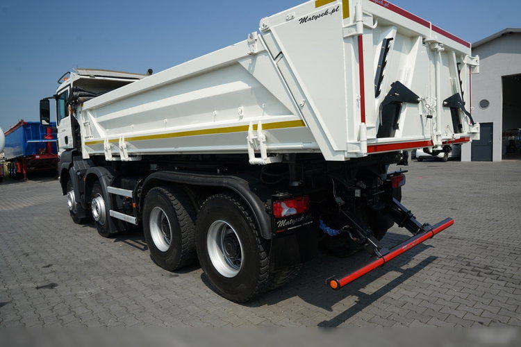 MAN TGS 35.500 / 8X4 / WYWROTKA 2 STR / HYDROKLAPA / HYDROBURTA  BORDMATIC / PLANDEKA ELEKTRYCZNA /  AUTOMAT / EURO 6 zdjęcie 27