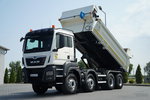 MAN TGS 35.500 / 8X4 / WYWROTKA 2 STR / HYDROKLAPA / HYDROBURTA  BORDMATIC / PLANDEKA ELEKTRYCZNA /  AUTOMAT / EURO 6 zdjęcie 2