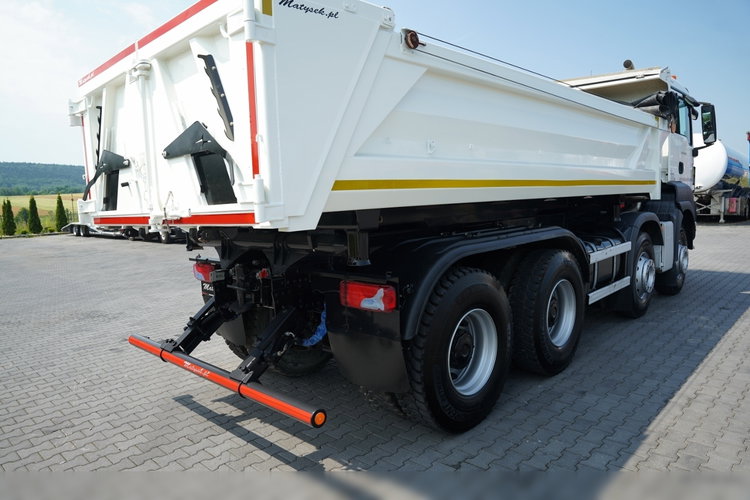 MAN TGS 35.500 / 8X4 / WYWROTKA 2 STR / HYDROKLAPA / HYDROBURTA  BORDMATIC / PLANDEKA ELEKTRYCZNA /  AUTOMAT / EURO 6 zdjęcie 29