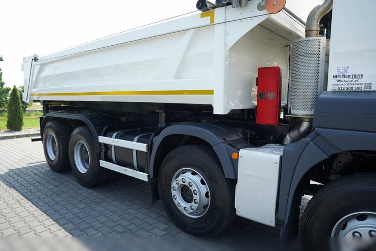 MAN TGS 35.500 / 8X4 / WYWROTKA 2 STR / HYDROKLAPA / HYDROBURTA  BORDMATIC / PLANDEKA ELEKTRYCZNA /  AUTOMAT / EURO 6 zdjęcie 30