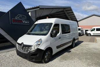Renault Master max L3H2 bliźniak 7 osobowy brygadówka doka 145KM pełna opcja