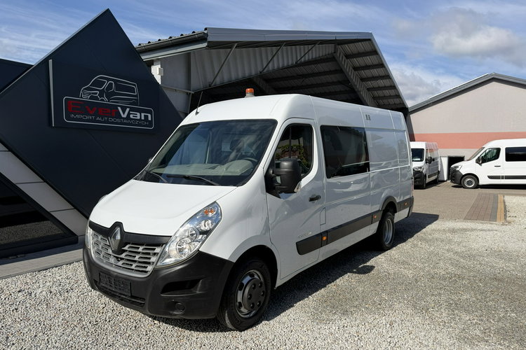 Renault Master max L3H2 bliźniak 7 osobowy brygadówka doka 145KM pełna opcja zdjęcie 1