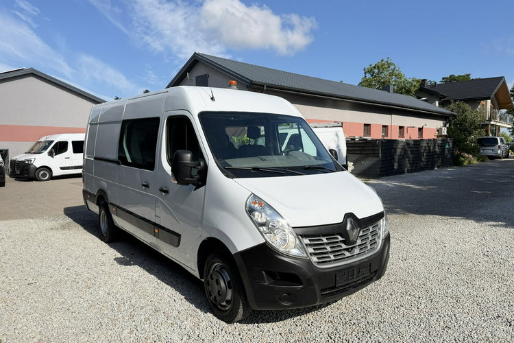 Renault Master max L3H2 bliźniak 7 osobowy brygadówka doka 145KM pełna opcja zdjęcie 2