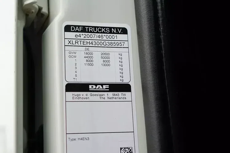 DAF / 106 / 480 / EURO 6 / ACC / I – COOL / HYDRAULIKA / SPACE CAB zdjęcie 11