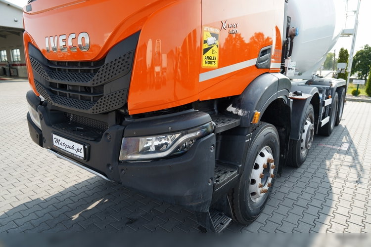 Iveco S-WAY 420 / 8X4 / BETONOMIESZARKA 9 M3 / SCHWING STETTER / ALUFELGI / AUTOMAT / EURO 6 zdjęcie 9