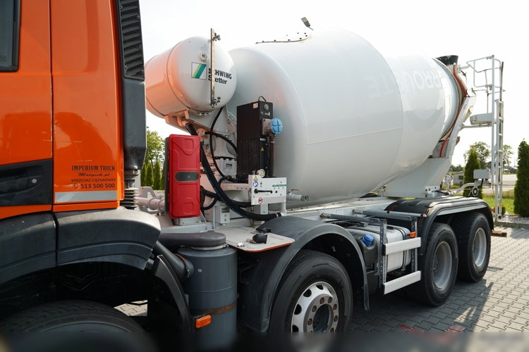 Iveco S-WAY 420 / 8X4 / BETONOMIESZARKA 9 M3 / SCHWING STETTER / ALUFELGI / AUTOMAT / EURO 6 zdjęcie 10