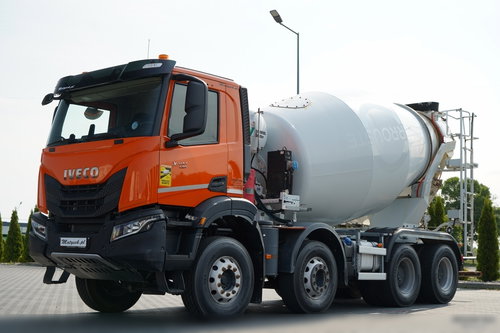 Iveco S-WAY 420 / 8X4 / BETONOMIESZARKA 9 M3 / SCHWING STETTER / ALUFELGI / AUTOMAT / EURO 6