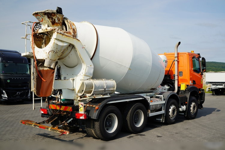 Iveco S-WAY 420 / 8X4 / BETONOMIESZARKA 9 M3 / SCHWING STETTER / ALUFELGI / AUTOMAT / EURO 6 zdjęcie 6