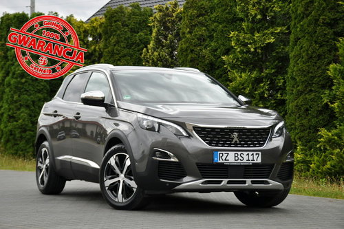 Peugeot 3008 2.0d(180KM) GT Virtual Ful Led Radar Skóry Navi Kamera Masaże Alu18 