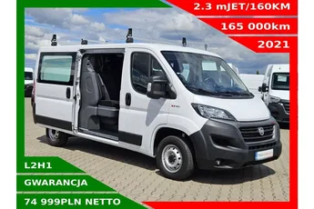 Fiat Ducato L2H1 74999zł NETTO 2.3 MultiJET/160KM