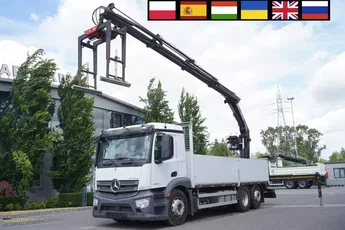 Mercedes Antos 2540 6×2 / 170 tys. km / HDS HIAB X-Duo 178