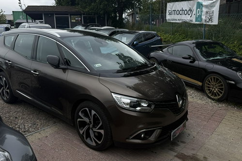 Renault Grand Scenic 1.2tce 132 KM Navi kamera ledy pół skóry asystenci zamiana 1.rok gwara