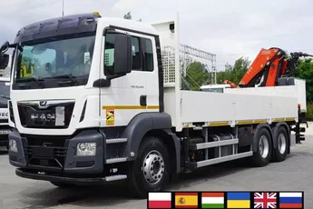 MAN TGS 26.420 6×4 / Fassi F215A.2.24 / Pilot / Rotator / platforma 6.7 m_257300