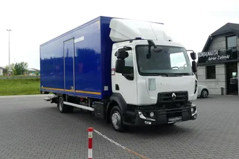 Renault D12 210 / EURO 6 / KONTENER + WINDA / ROLETA /