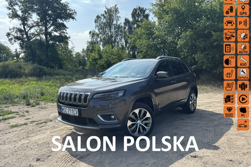 Jeep Cherokee 272KM, OVERLAND, salon Polska, max wyposażenie, gwarancja 12 m-cy