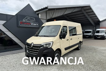 Renault Master L2H2 średniak 7-osobowy lift brygadówka doka full opcja