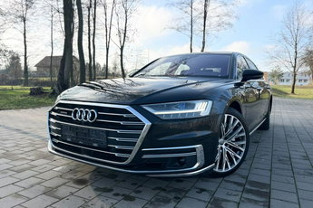 Audi A8 FV 23%, Long, Full opcja, ASO, Super stan, Masaże, Night vision, Long