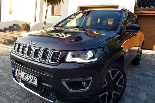 Jeep Compass 95 tyś km 2-GI WŁ Salon PL BENZYNA 2018 Automat LIMITED 4X4 Gwarancja