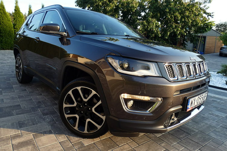 Jeep Compass 95 tyś km 2-GI WŁ Salon PL BENZYNA 2018 Automat LIMITED 4X4 Gwarancja zdjęcie 2