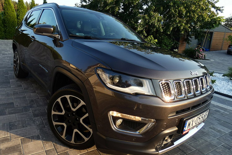 Jeep Compass 95 tyś km 2-GI WŁ Salon PL BENZYNA 2018 Automat LIMITED 4X4 Gwarancja zdjęcie 26