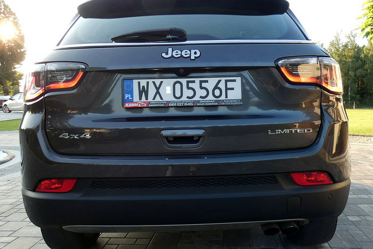 Jeep Compass 95 tyś km 2-GI WŁ Salon PL BENZYNA 2018 Automat LIMITED 4X4 Gwarancja zdjęcie 29