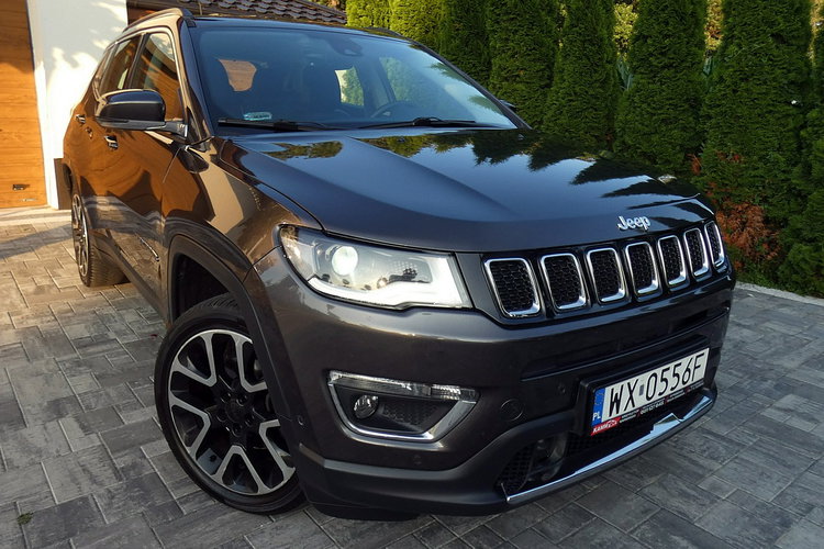 Jeep Compass 95 tyś km 2-GI WŁ Salon PL BENZYNA 2018 Automat LIMITED 4X4 Gwarancja zdjęcie 35