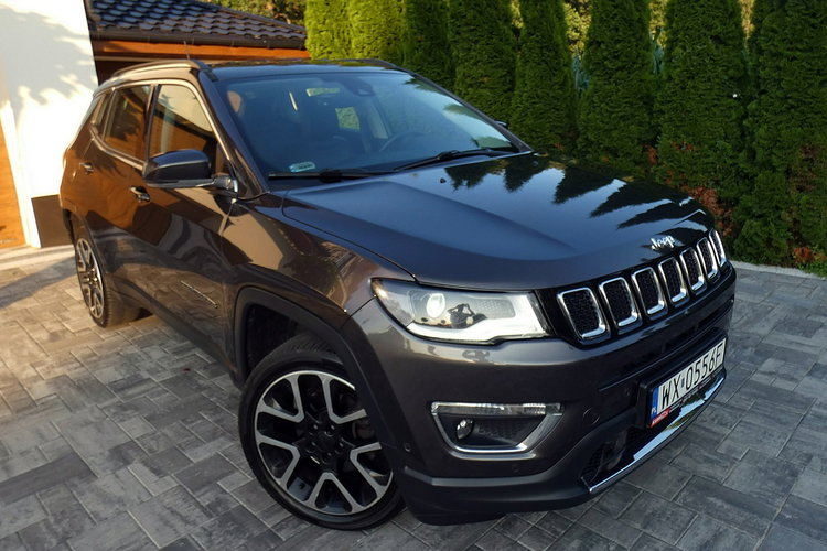 Jeep Compass 95 tyś km 2-GI WŁ Salon PL BENZYNA 2018 Automat LIMITED 4X4 Gwarancja zdjęcie 8