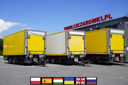  Przyczepa chłodnia przejazdowa ROHR / Carrier Supra 850 / Winda Bär 2500 kg / 20 szt_257843