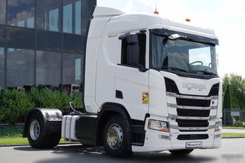 Scania R 450 / NISKA KABINA / HYDRAULIKA / RETARDER / KLIMATYZACJA POSTOJOWA / OPONY 100 % / EURO 6