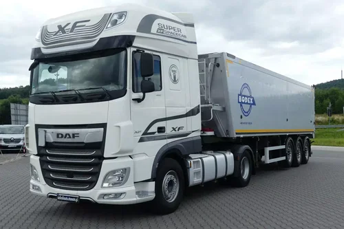 DAF XF 106.480 + WYWROTKA BODEX 50m3 / ZESTAW /