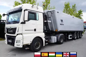 MAN TGX 18.470 / 4x4 / wywrotka Wielton NW-3 / 45 m3_254367