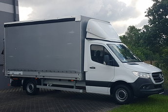 Mercedes Sprinter WINDA FIRANKA 4.24x2.16x2.28 ROZSUWANY DACH PLANDEKA PAKA SKRZYNIA