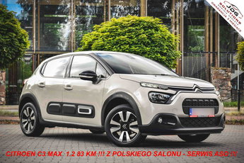Citroen C3 Z polskiego salonu Serwis ASO Faktura VAT 23% - Kwota Brutto