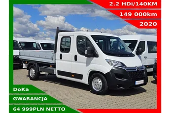 Peugeot boxer DoKa 64999zł NETTO 2.2 HDi/140KM