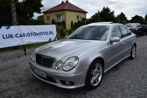 Mercedes E 55 AMG 5.4 V8 Kompressor 476 KM | Kolekcjonerski Egzemplarz |