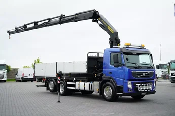 Volvo FM / 420 / 6 X 2 / SKRZYNIOWY + HDS / PALFINGER PK 26002 / WYS. 17 M / OŚ SKRĘTNA