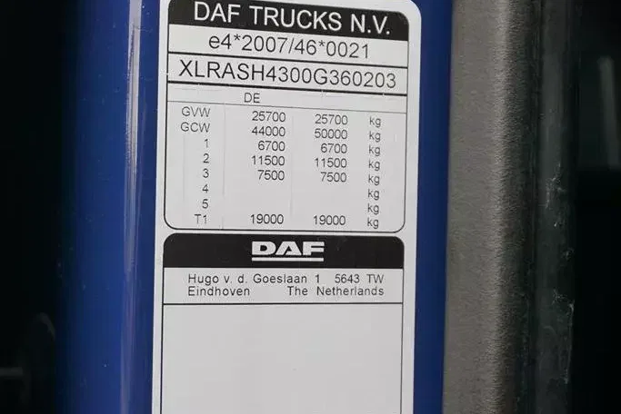 DAF XF / 480 / ACC / EURO 6 / SSC / MEGA / BDF / 7.82 M / RETARDER / OŚ SKRĘTNA zdjęcie 11