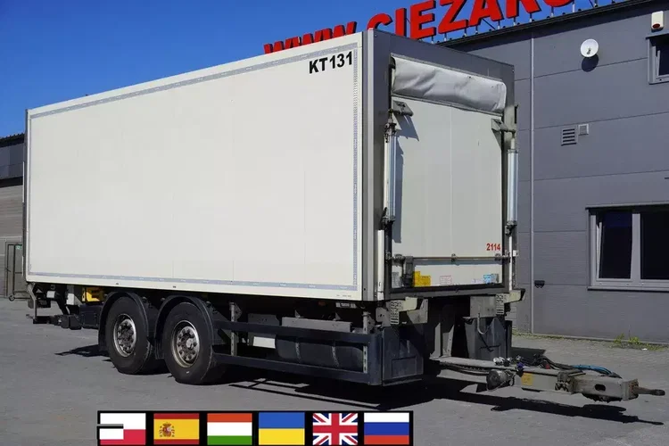 Przyczepa chłodnia przejazdowa ROHR RZK 18 IV / Carrier Supra 850 / Winda Bär 2500 kg / 5 szt zdjęcie 1