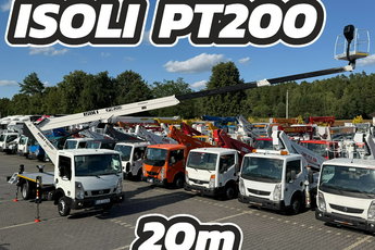 Nissan Cabstar NT400 Zwyżka Podnośnik Koszowy ISOLI PT 200 20m UDT Multitel GSR P7 6x4