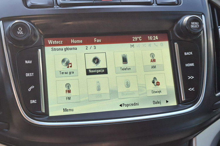 Opel Zafira Klimatronic 2-stref, Nawigacja, Kamera cofania, PDC 2x, 7 osobowy zdjęcie 21