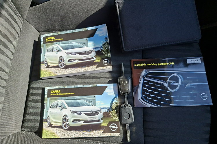Opel Zafira Klimatronic 2-stref, Nawigacja, Kamera cofania, PDC 2x, 7 osobowy zdjęcie 32