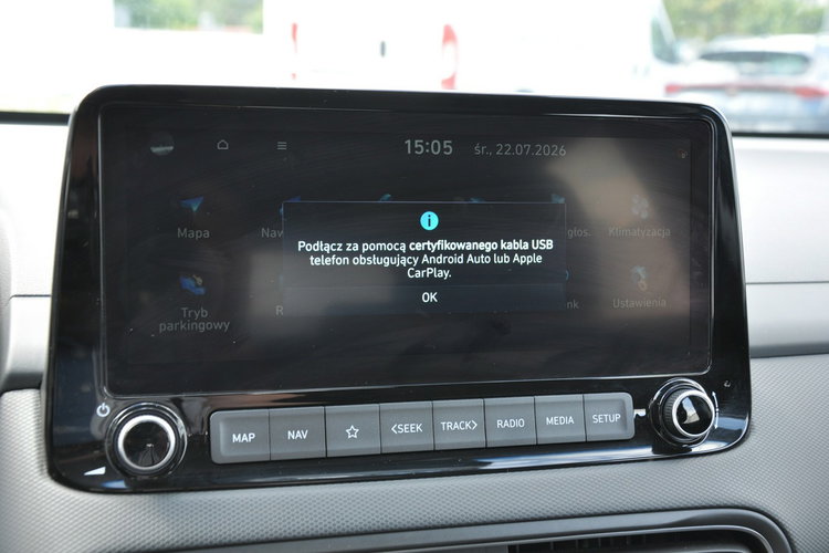 Hyundai Kona 1.0 T-GDI 120KM Kamera Lane Assist Polski Salon 1 właściciel FV marża zdjęcie 22