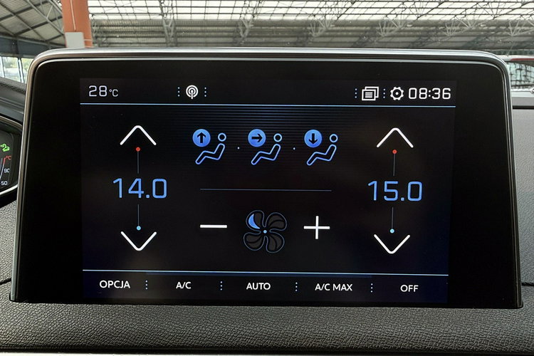 Peugeot 5008 GT Line 2.0HDi 177KM 7Osób Skóra+Led+MASAŻE GWAR. 1wł Bezwyp Kraj F23% zdjęcie 35
