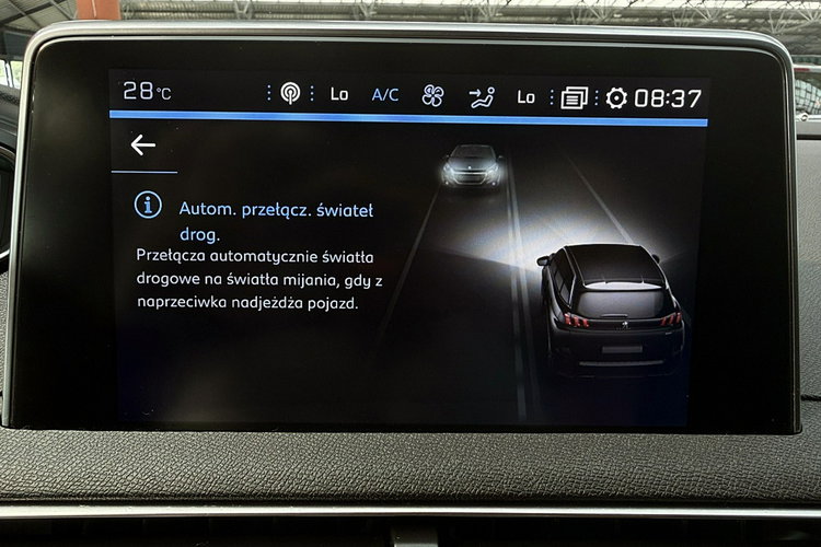 Peugeot 5008 GT Line 2.0HDi 177KM 7Osób Skóra+Led+MASAŻE GWAR. 1wł Bezwyp Kraj F23% zdjęcie 39