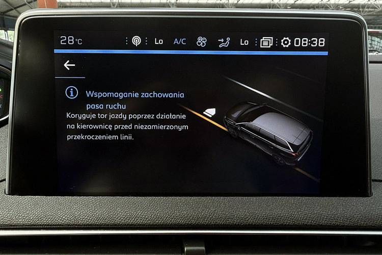 Peugeot 5008 GT Line 2.0HDi 177KM 7Osób Skóra+Led+MASAŻE GWAR. 1wł Bezwyp Kraj F23% zdjęcie 41