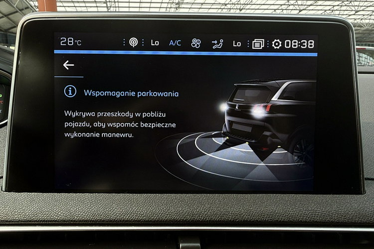 Peugeot 5008 GT Line 2.0HDi 177KM 7Osób Skóra+Led+MASAŻE GWAR. 1wł Bezwyp Kraj F23% zdjęcie 42